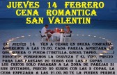 Cena San Valentin